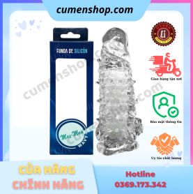 Bao cao su đôn dên silicone Vảy Cá tăng kích thước chính hãng