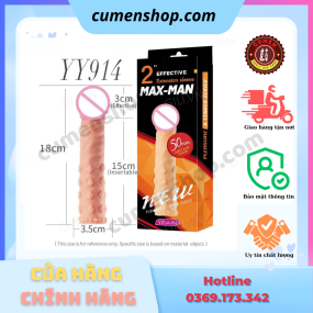 Bao cao su đôn dên Max-Man YY914 tăng kích thước chính hãng