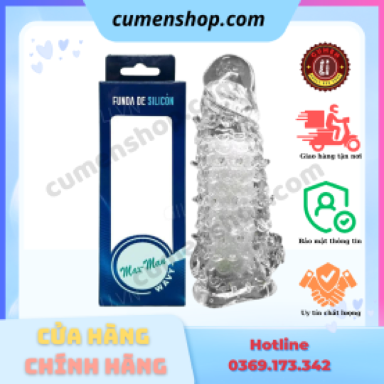 Bao cao su đôn dên silicone Vảy Cá tăng kích thước chính hãng