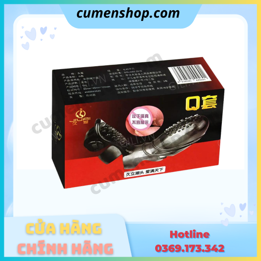 Bao cao su đôn dên ngón tay JIUAI Q rung chính hãng